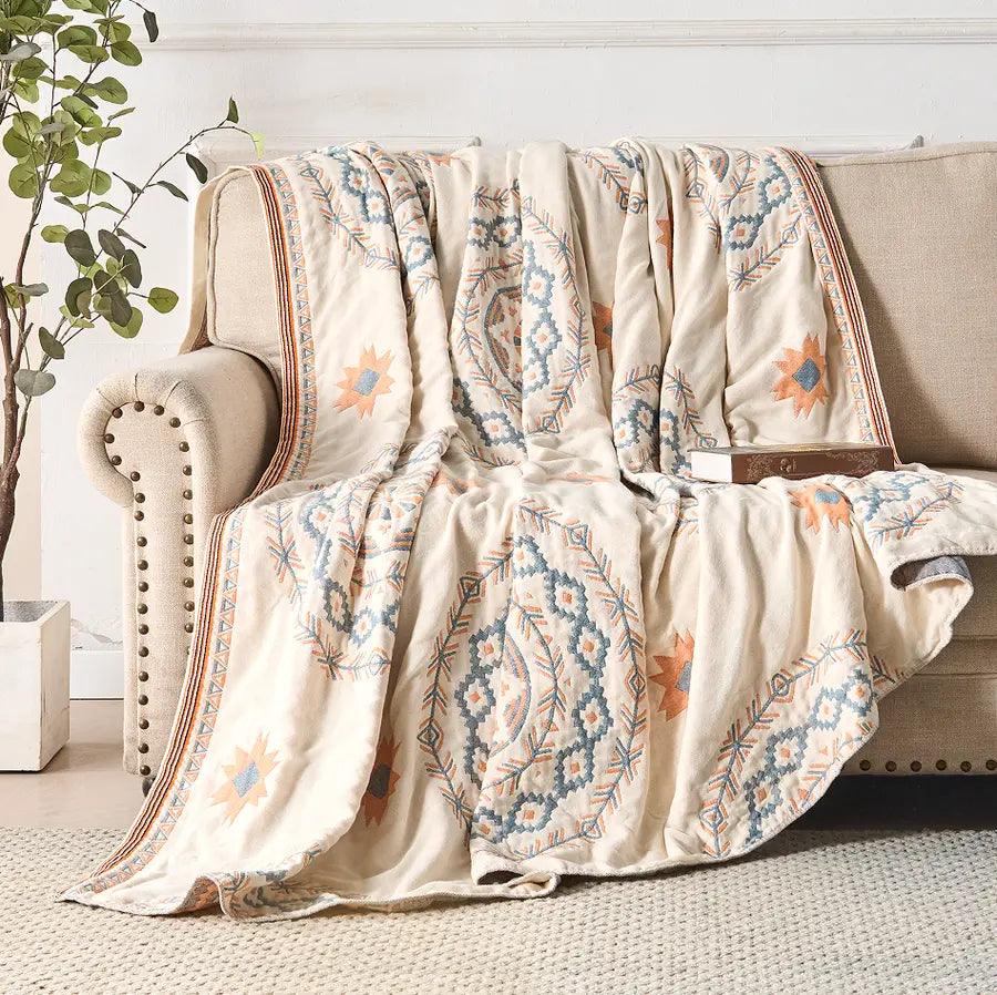 Goodinary® Nordic Boho Cotton Gauze Soft Bedspread Goodinary