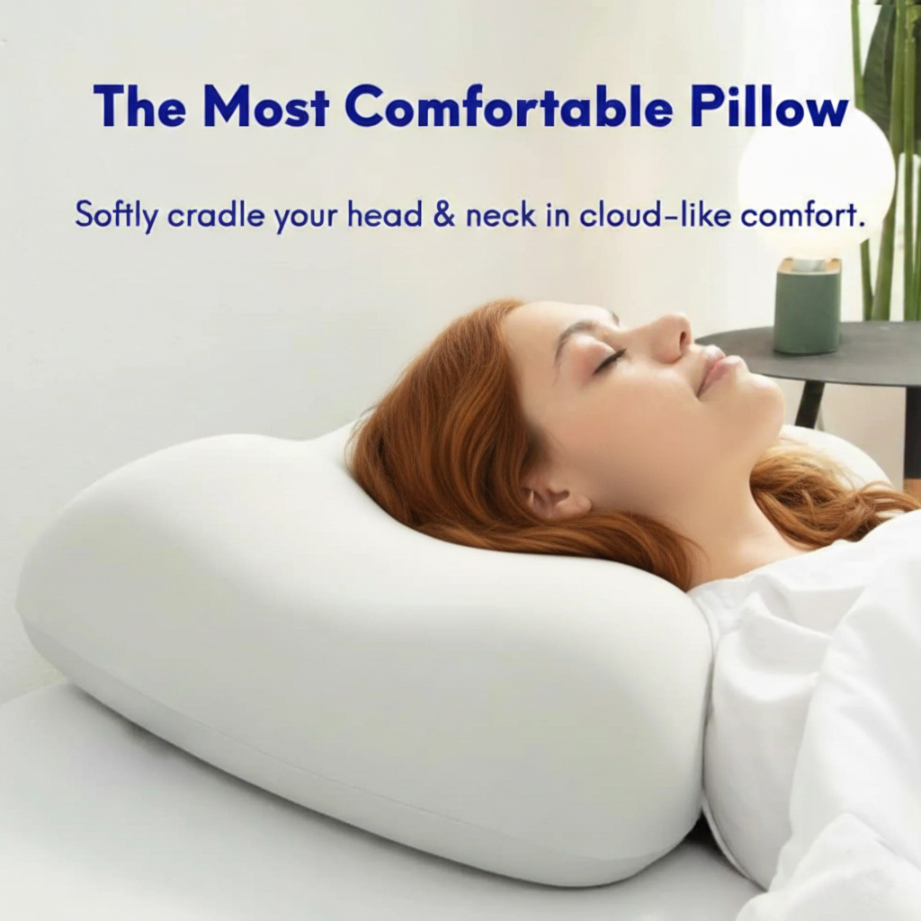 Goodinary® Ergonomic Contour Memory Foam Pillow