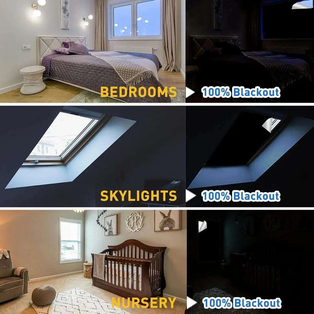 Goodinary® Magnetic Blackout Window Shades Goodinary