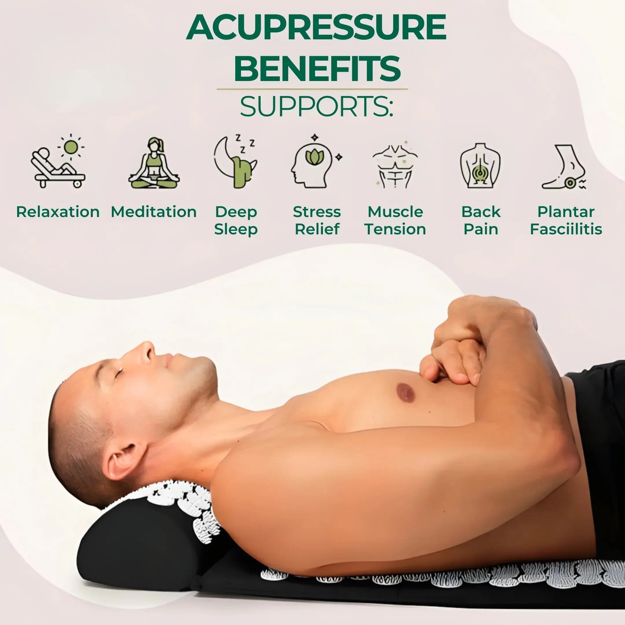 Slumblr® Acupressure Relaxation Mat and Pillow Set Slumblr