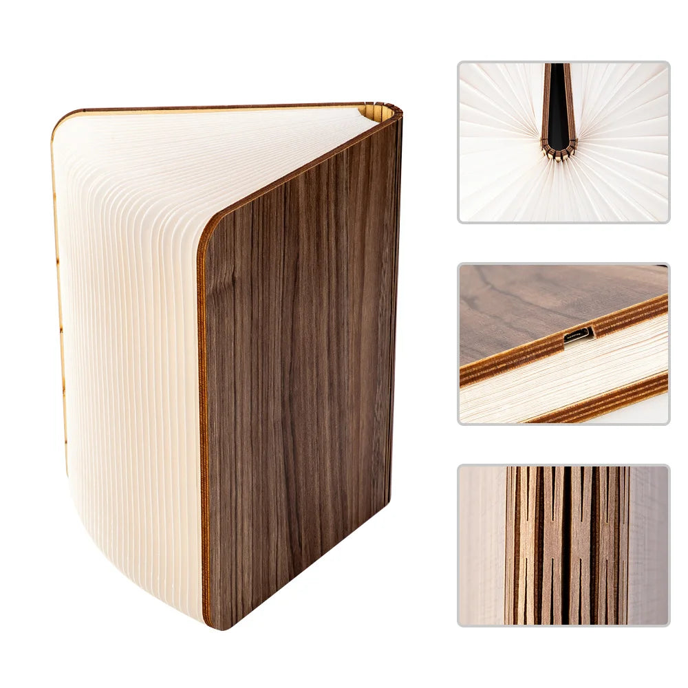 Office Object™ Wooden Book Lamp