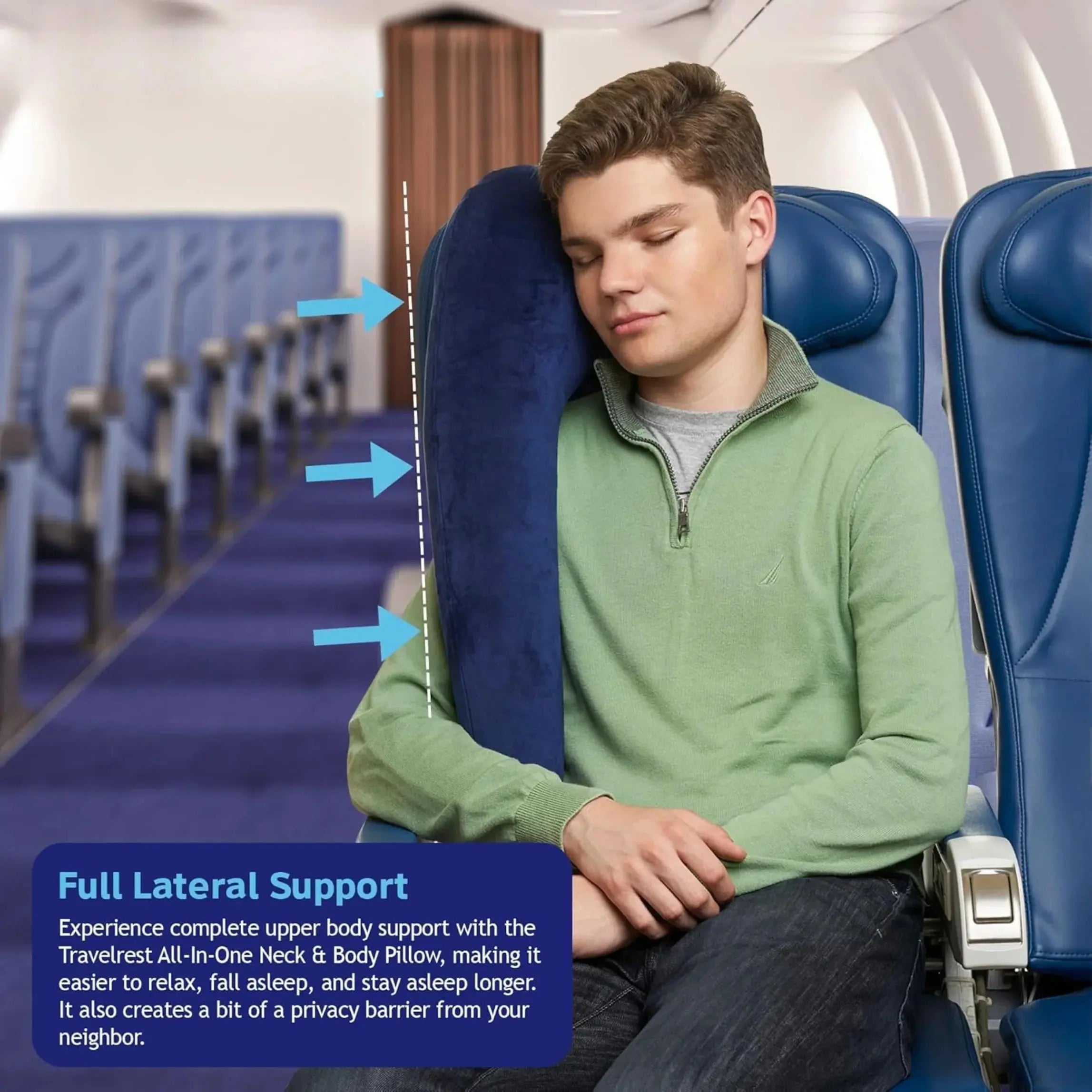 Goodinary® Foldable Travel Comfort Support Pillow Goodinary