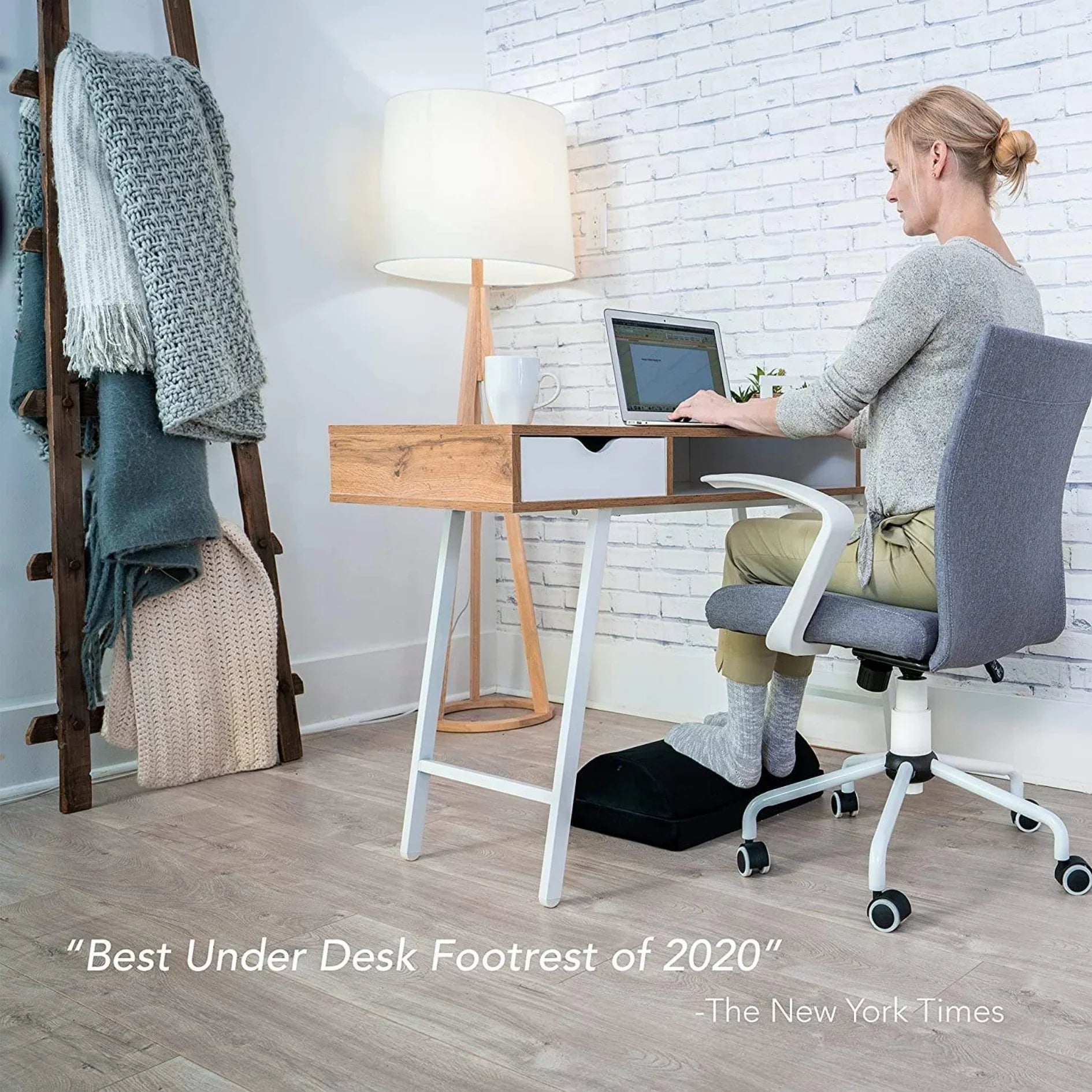 Slumblr® Adjustable Under-Desk Comfort Rest Cushion