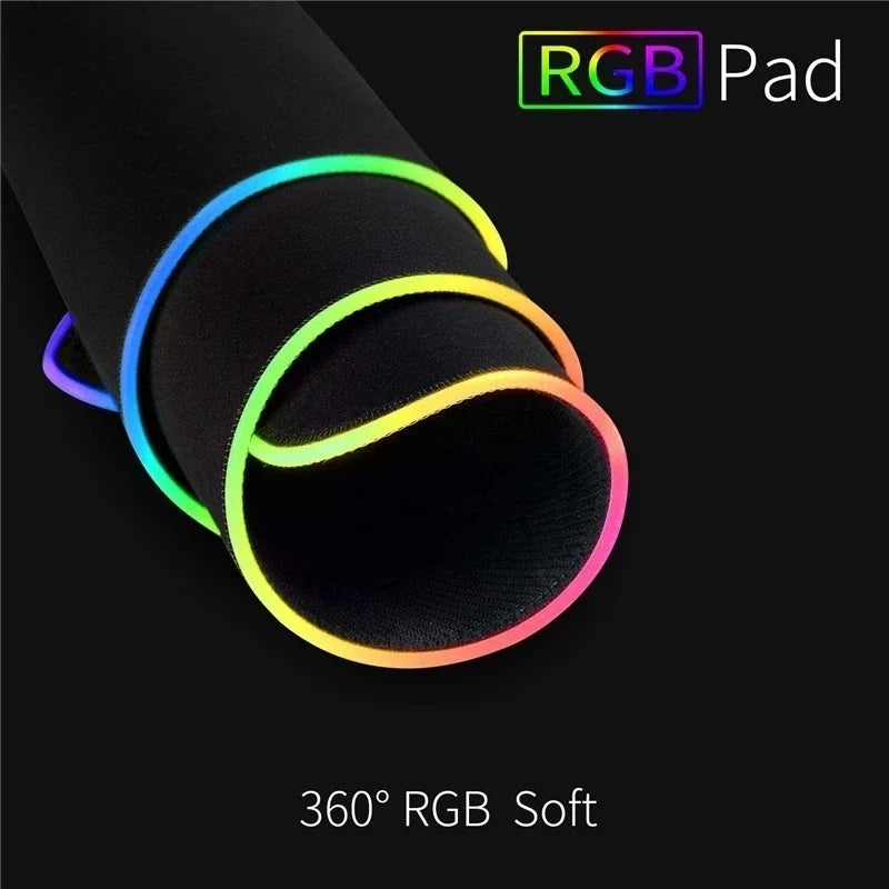 Office Object™ LED RGB Gaming Mouse Pad Large Desk Mat
