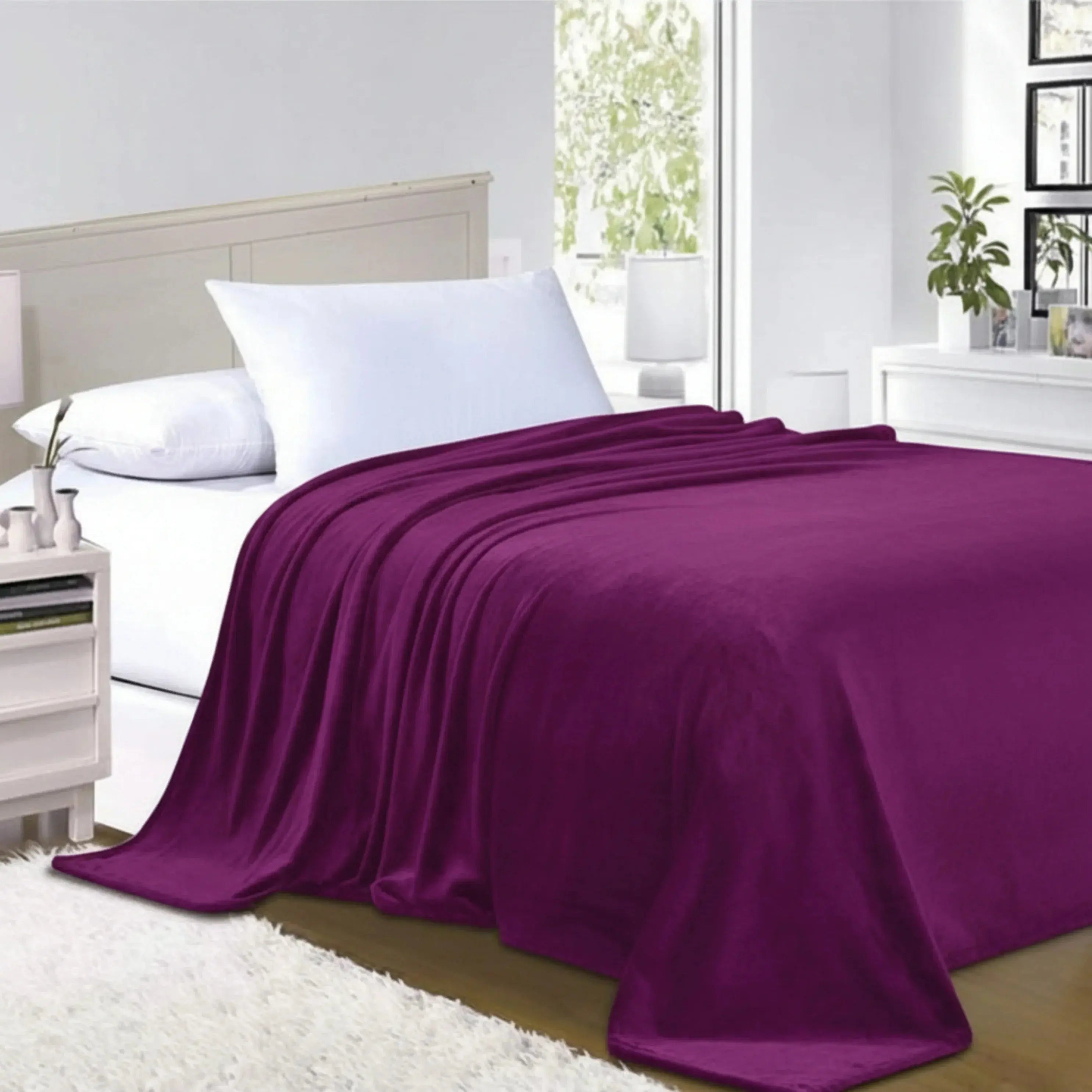 Goodinary® Coral Fleece Soft Flannel Blanket Goodinary