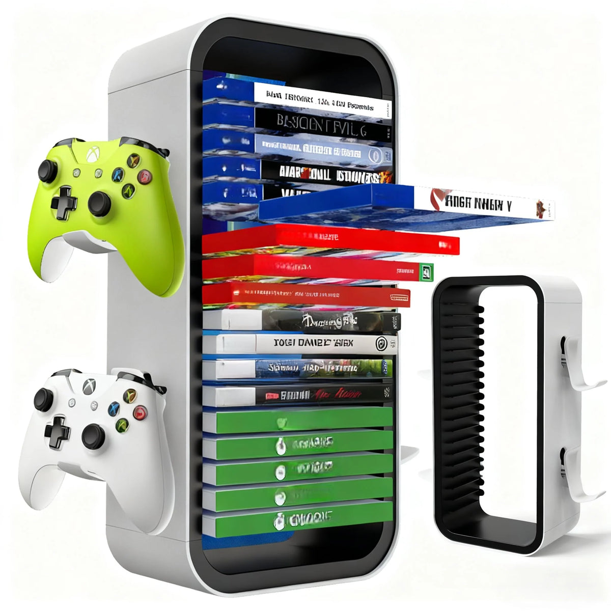 Office Object™ Universal Game Storage Tower with Controller Holder
