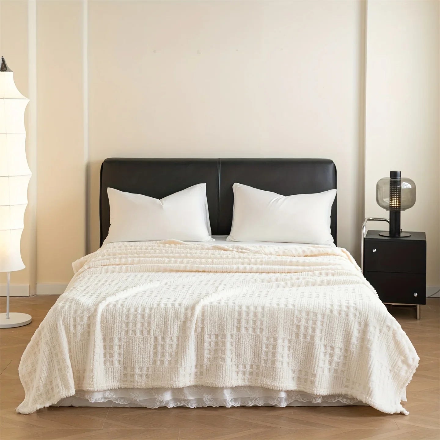 Goodinary® Breathable Cotton Waffle Weave Blanket