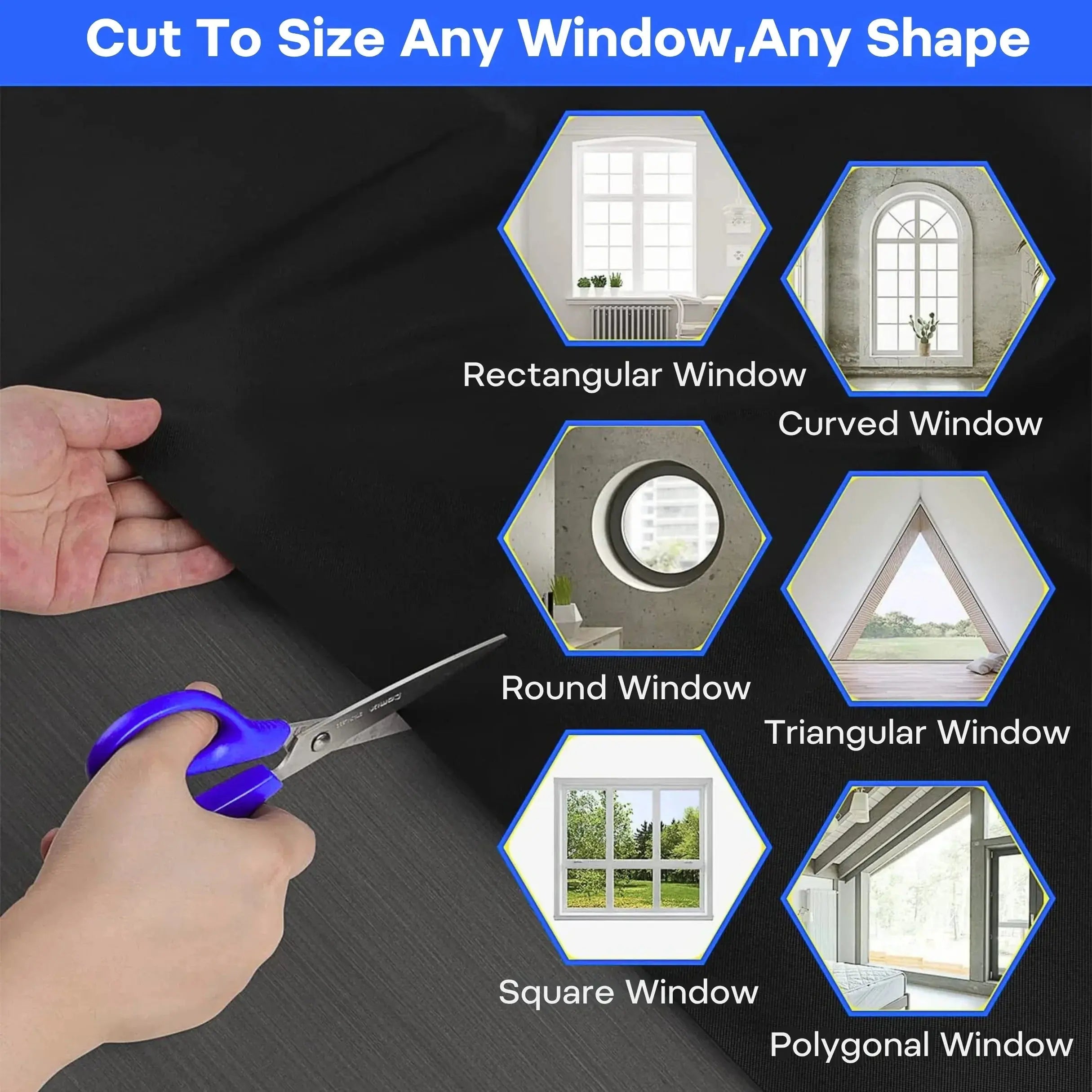 Goodinary® Magnetic Blackout Window Shades Goodinary