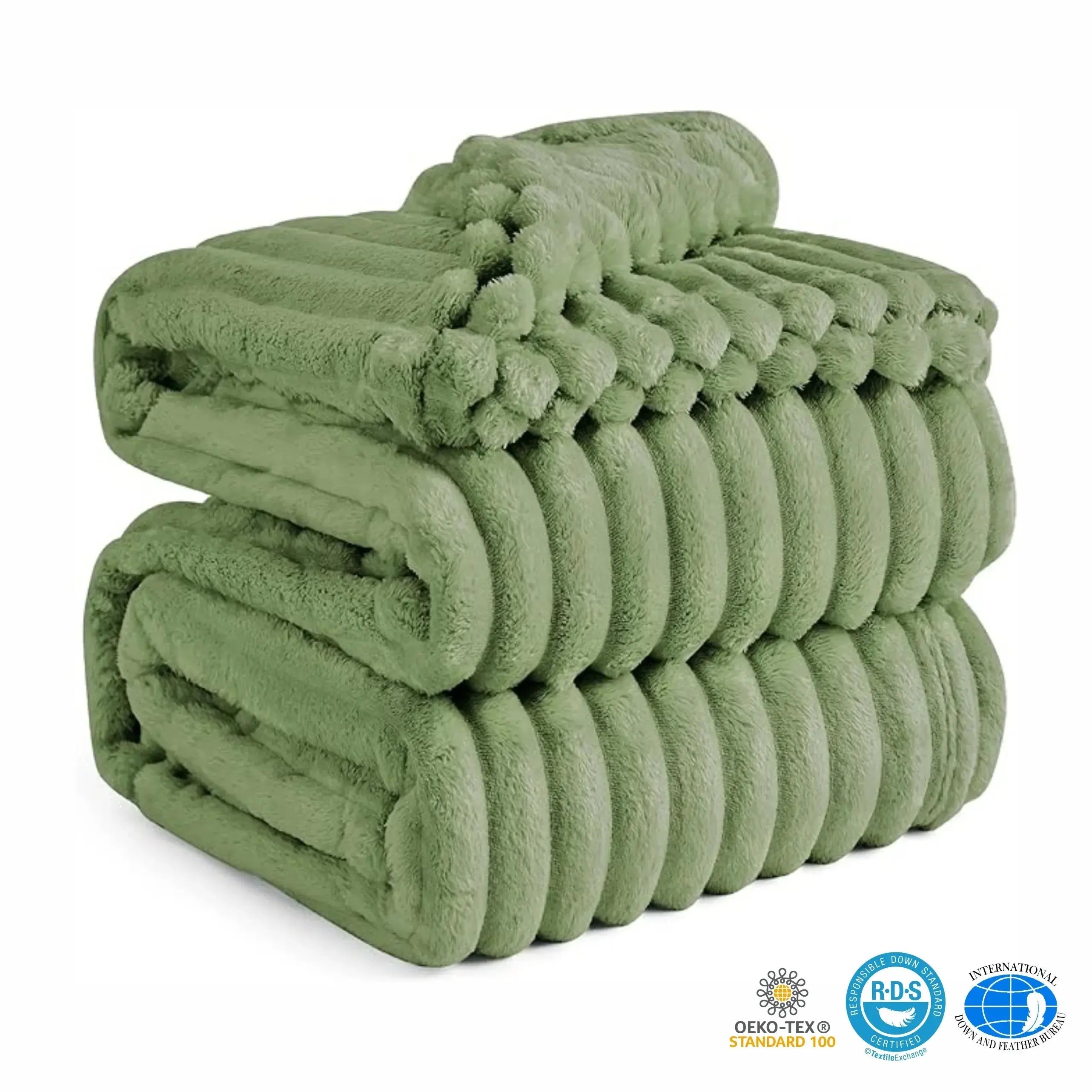Goodinary® Soft Faux Rabbit Fur Throw Blanket Goodinary