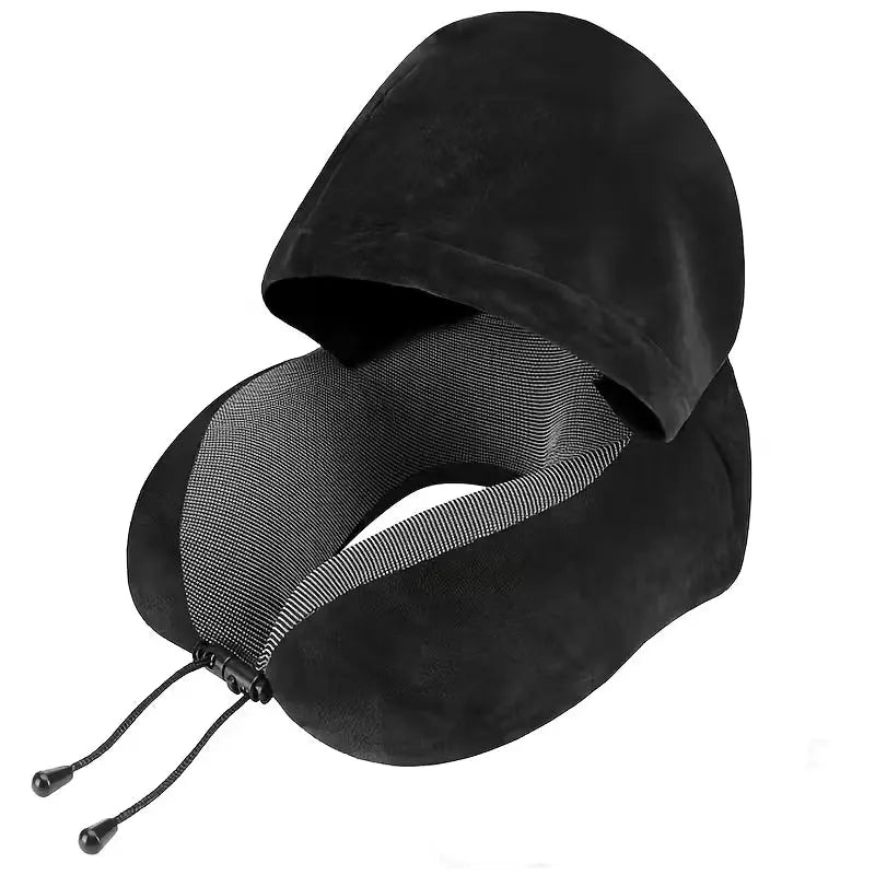Slumblr® Hooded U-Shaped Travel Pillow