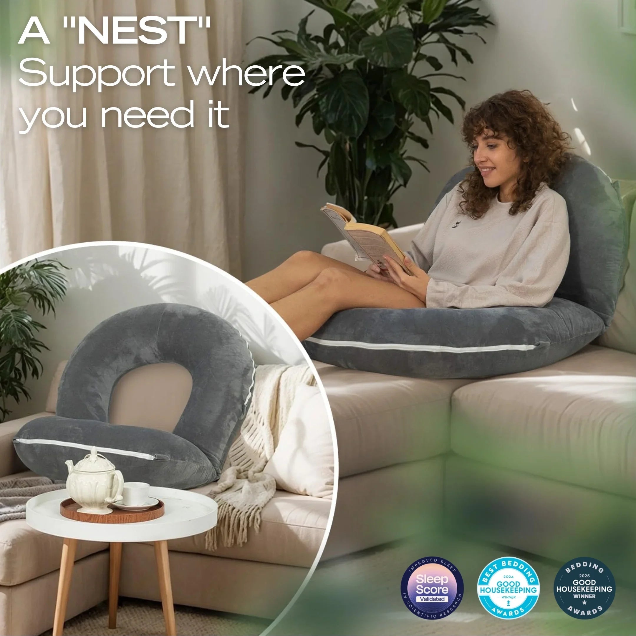 Slumblr® Reading Pillow