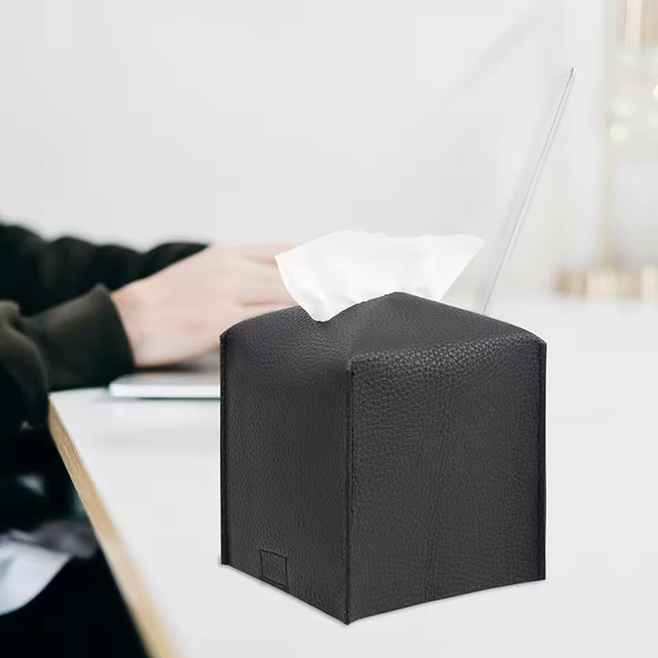 Office Object™ Leather Tissue Holder