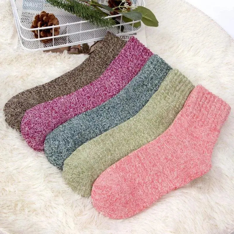 Goodinary® Wool Lined Winter Socks (5 Pairs) Goodinary