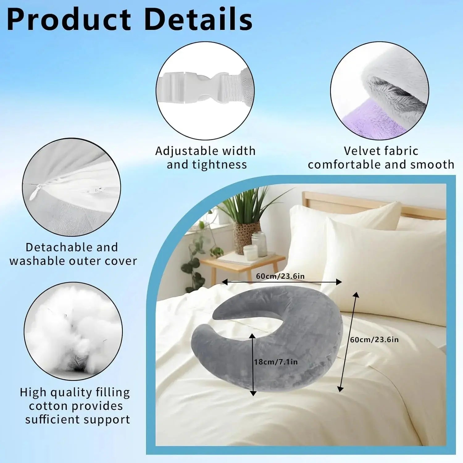 Slumblr® U-Shaped Gaming Pillow