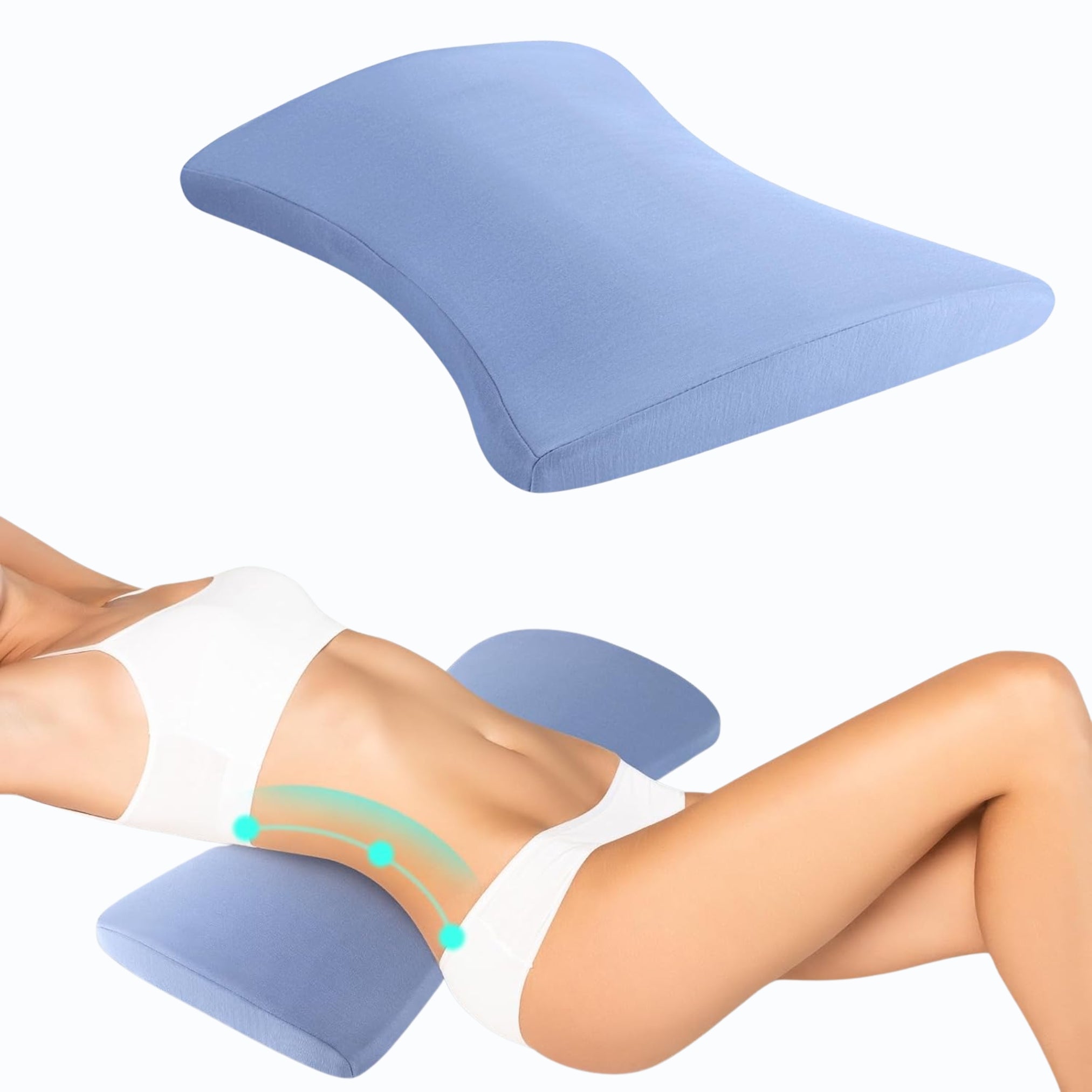 Goodinary® Lumbar Contoured Ergonomic Support Pillow