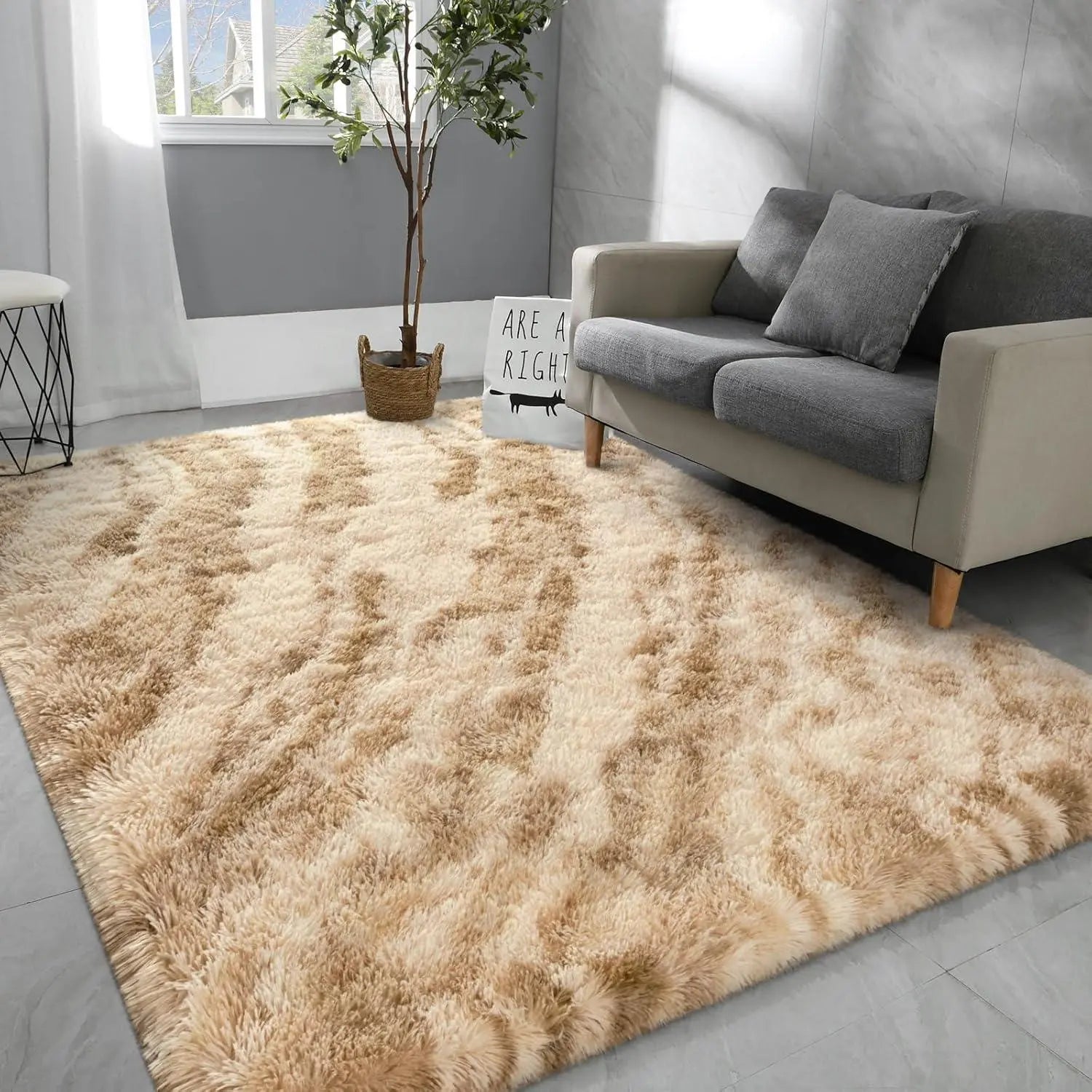 Goodinary® Anti Slip Velvet Tie Dye Carpet Goodinary