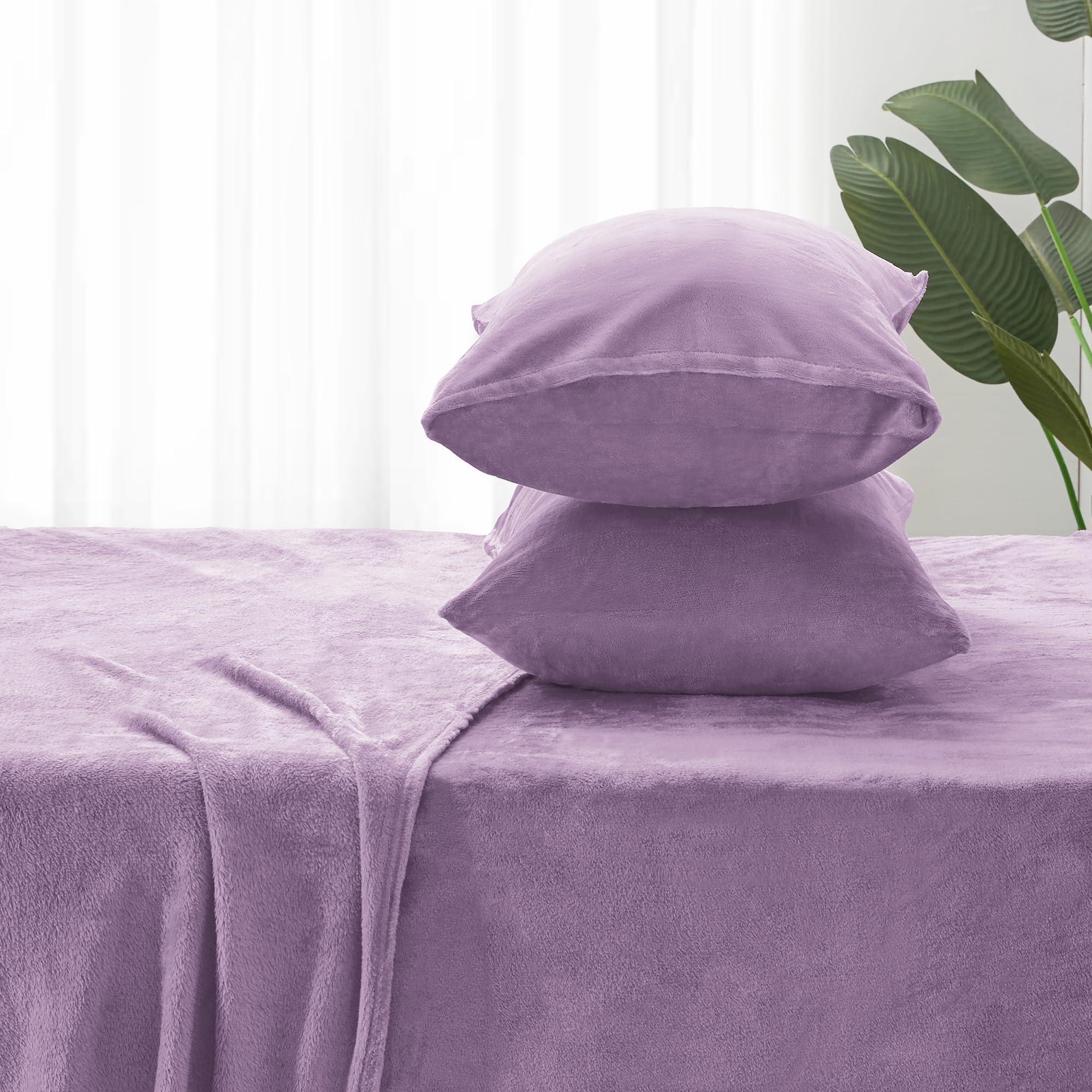 Goodinary® Plush Warm Flannel Fleece Bedding Set