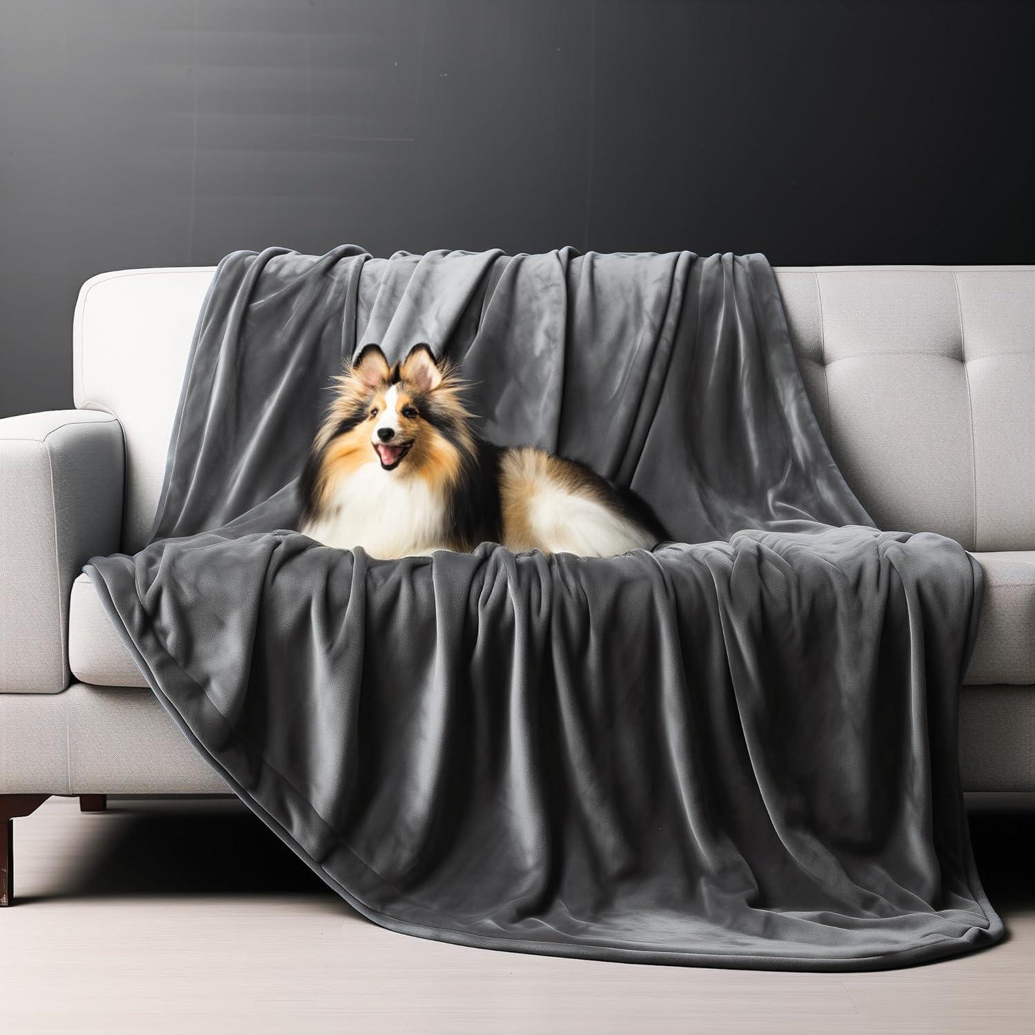 Goodinary® Waterproof Reversible Throw Blanket