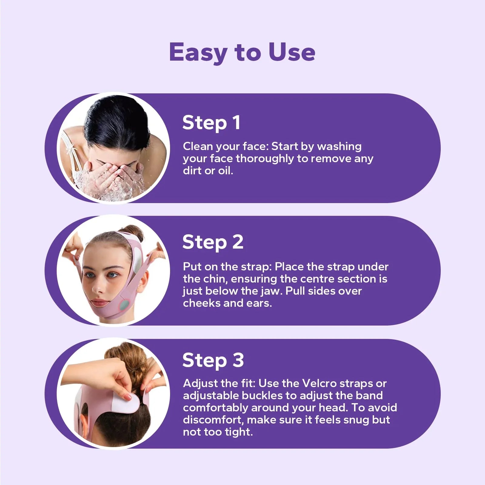 Goodinary® Graphene Fiber Adjustable Lifting Support Band