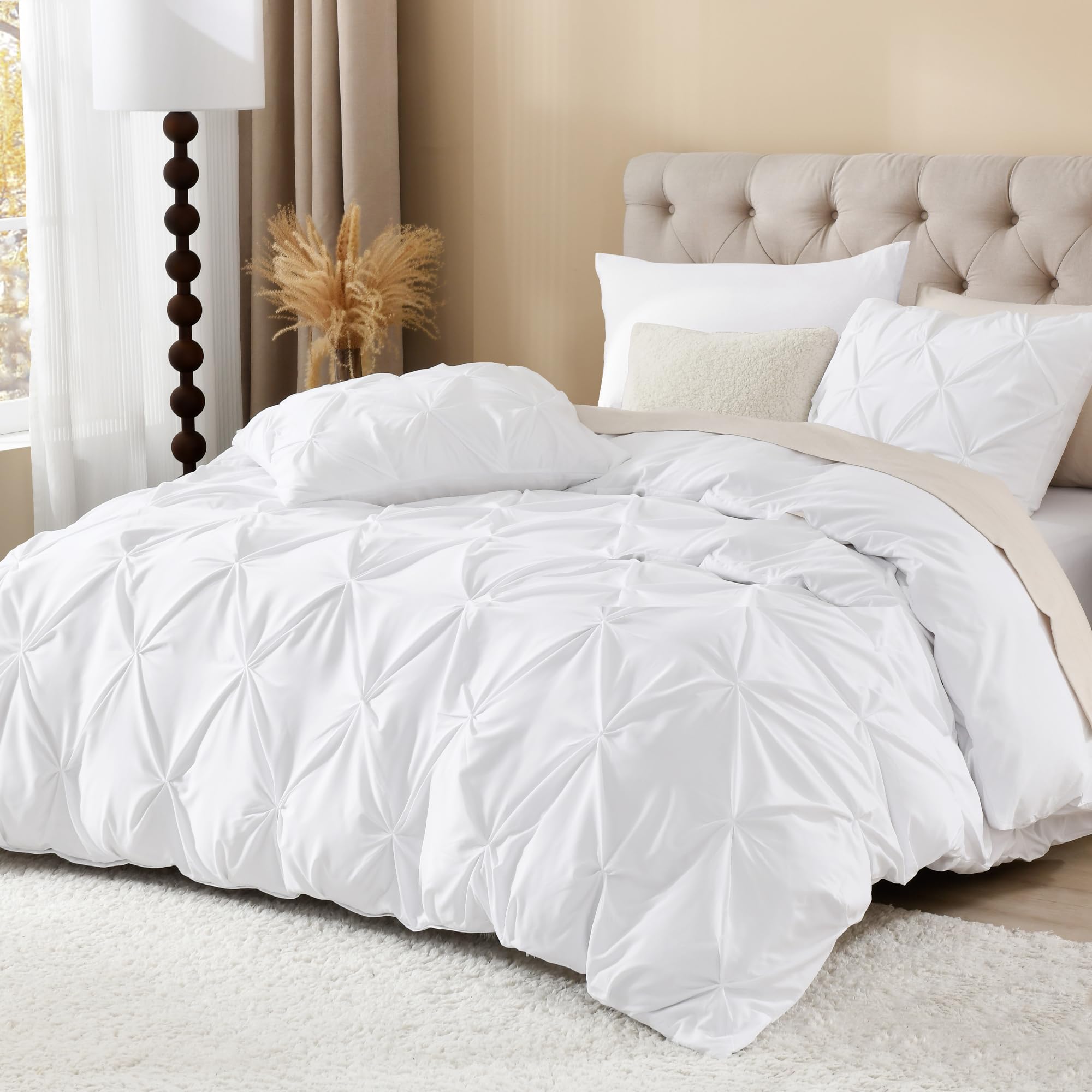 Goodinary® Linens Pinch Pleated Duvet Cover Set