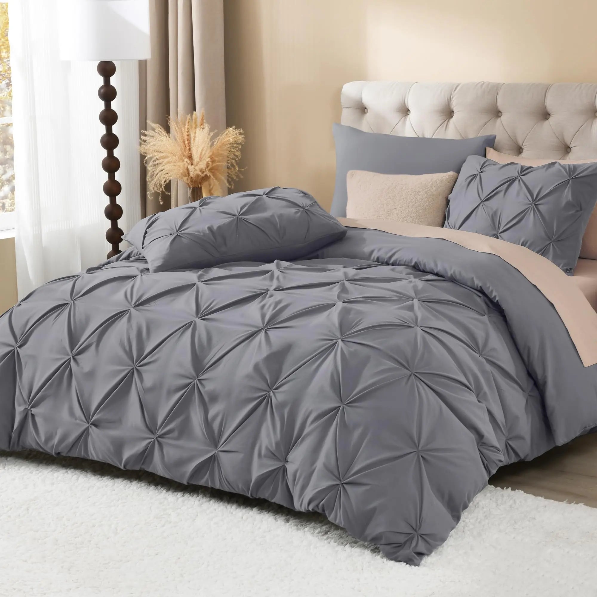 Goodinary® Linens Pinch Pleated Duvet Cover Set Goodinary