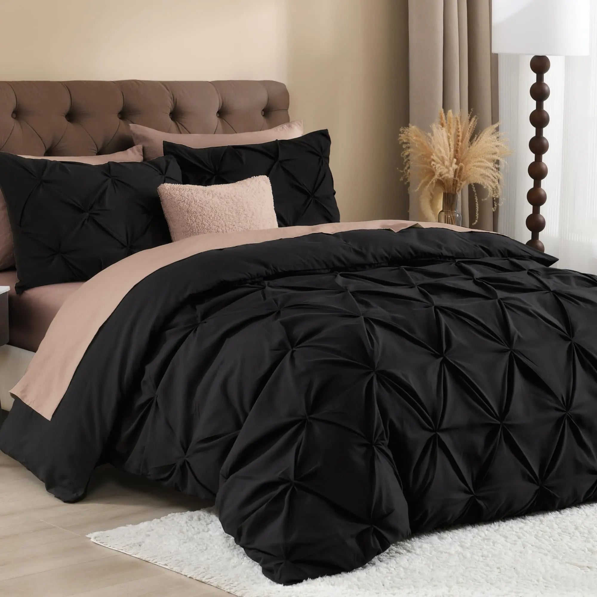 Goodinary® Linens Pinch Pleated Duvet Cover Set Goodinary