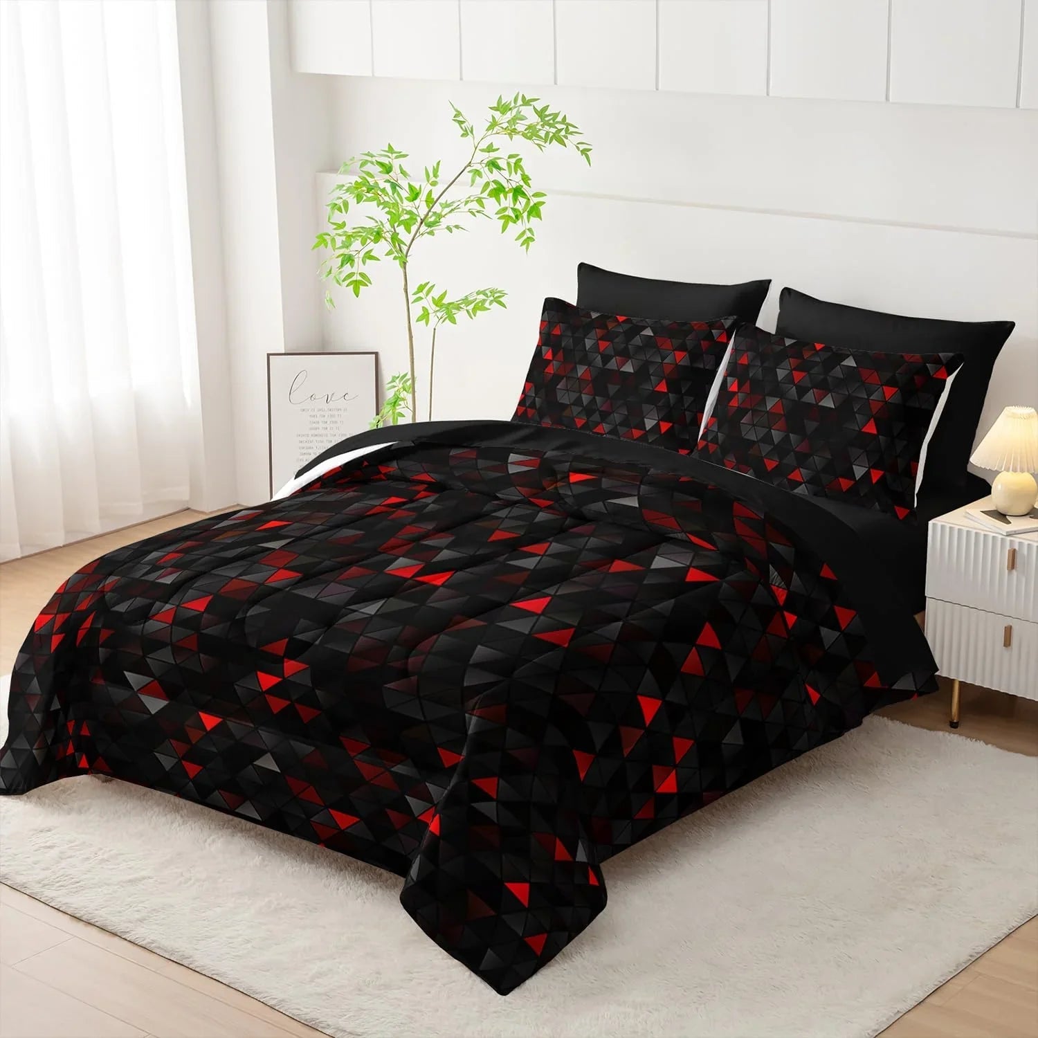 Goodinary® Modern Geometric Bedding Set
