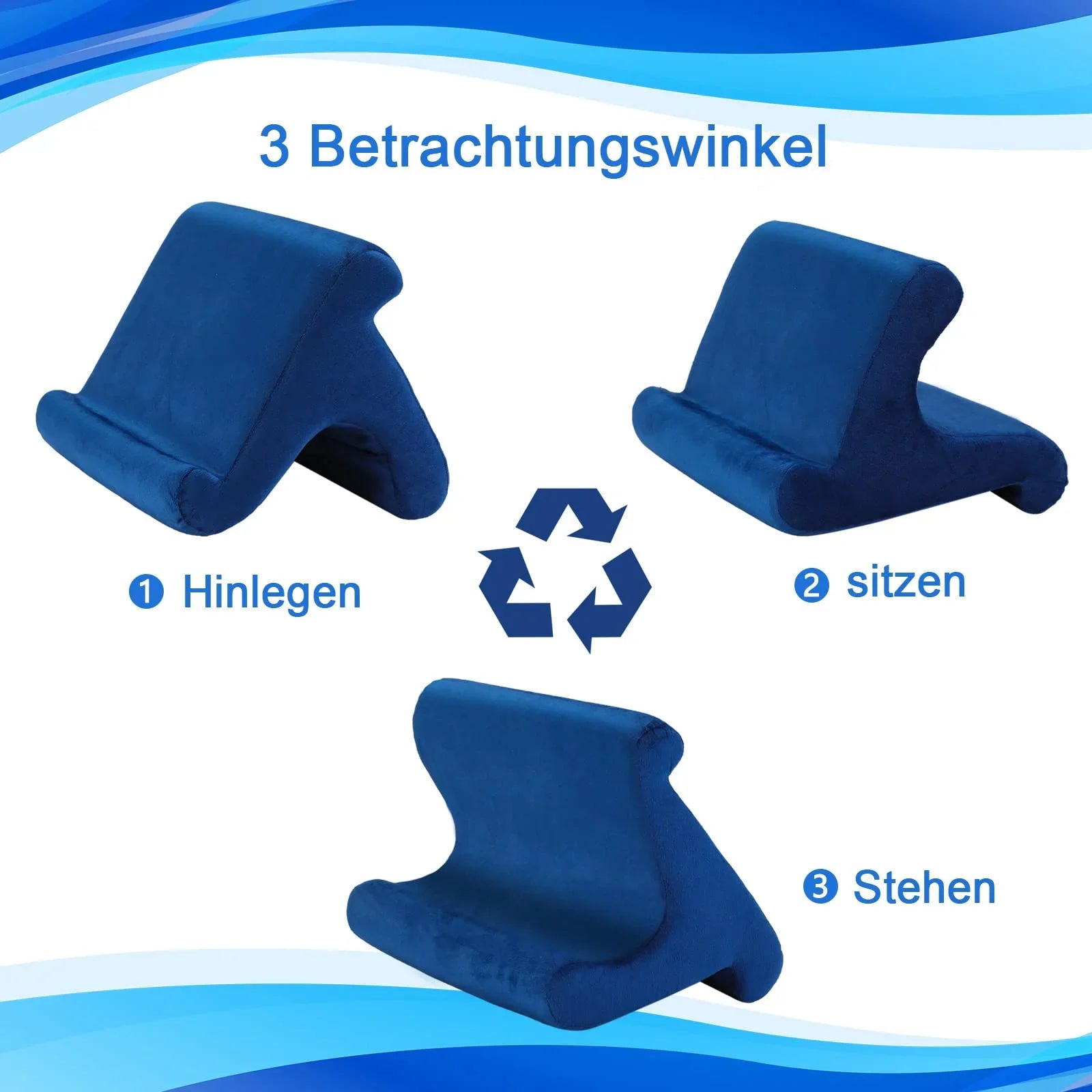 Goodinary® Multi Angle Tablet Holder Cushion