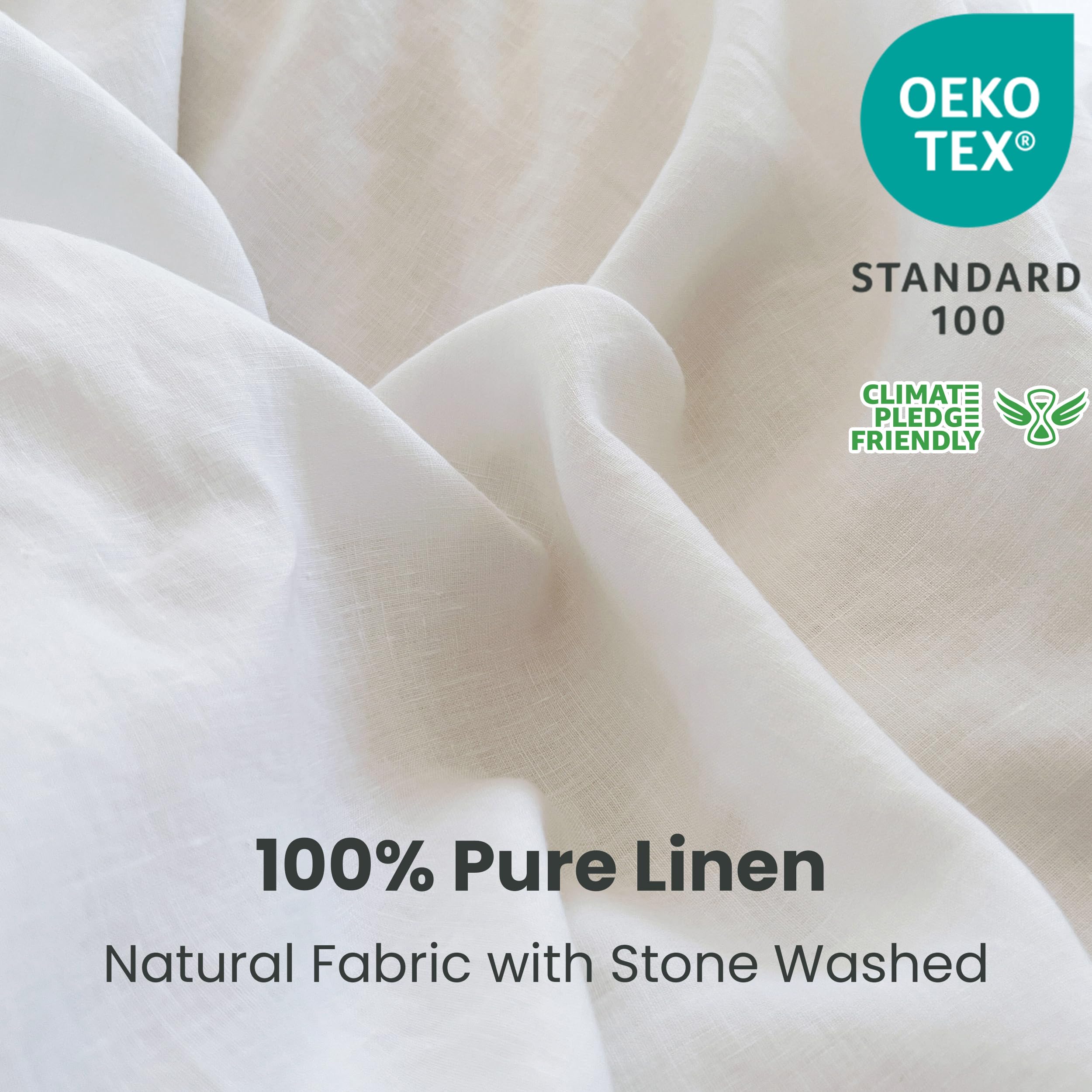 Goodinary® Cotton Solid Duvet Cover Set