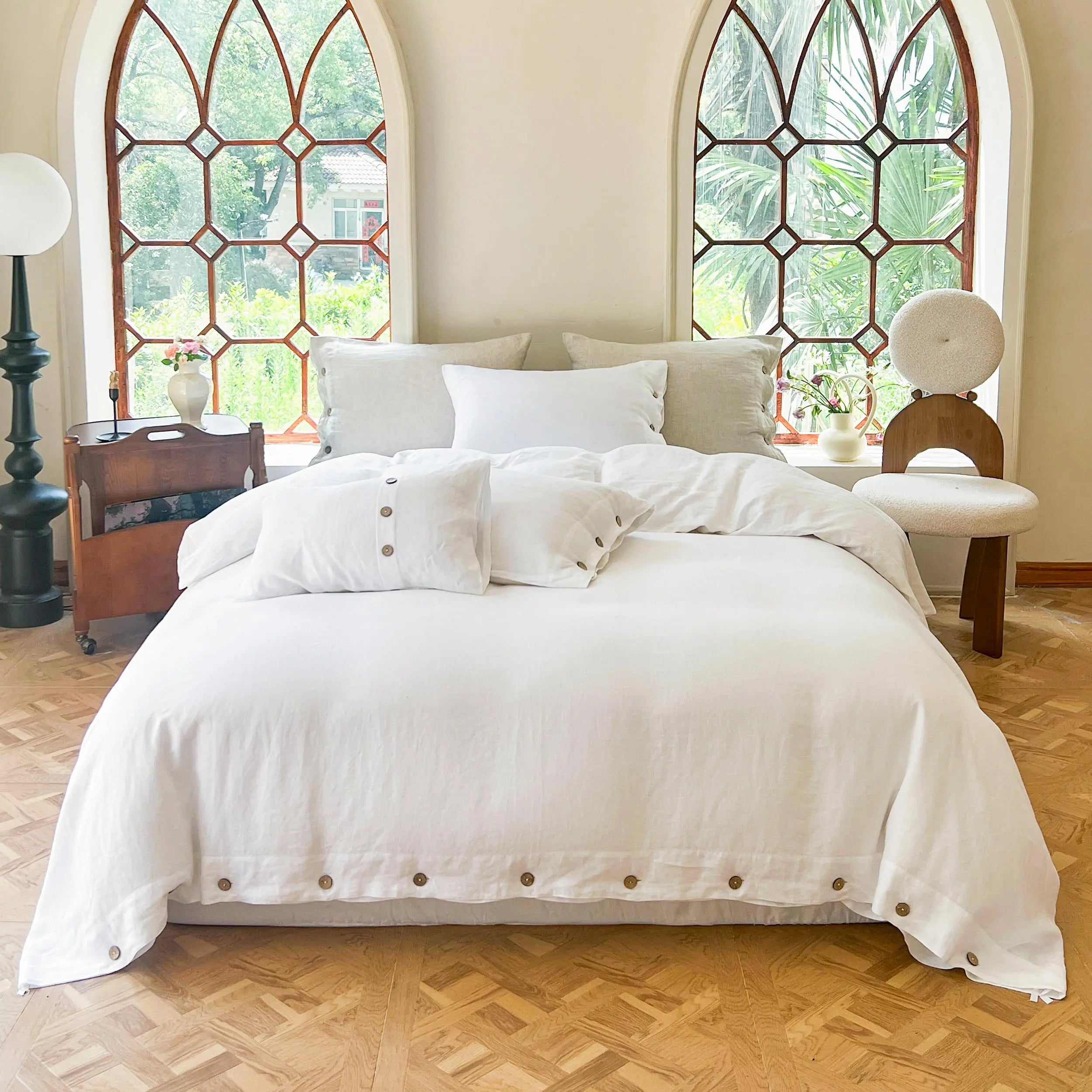Goodinary® Cotton Solid Duvet Cover Set Goodinary