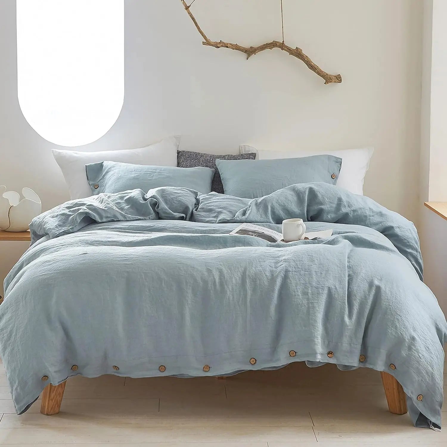 Goodinary® Cotton Solid Duvet Cover Set Goodinary
