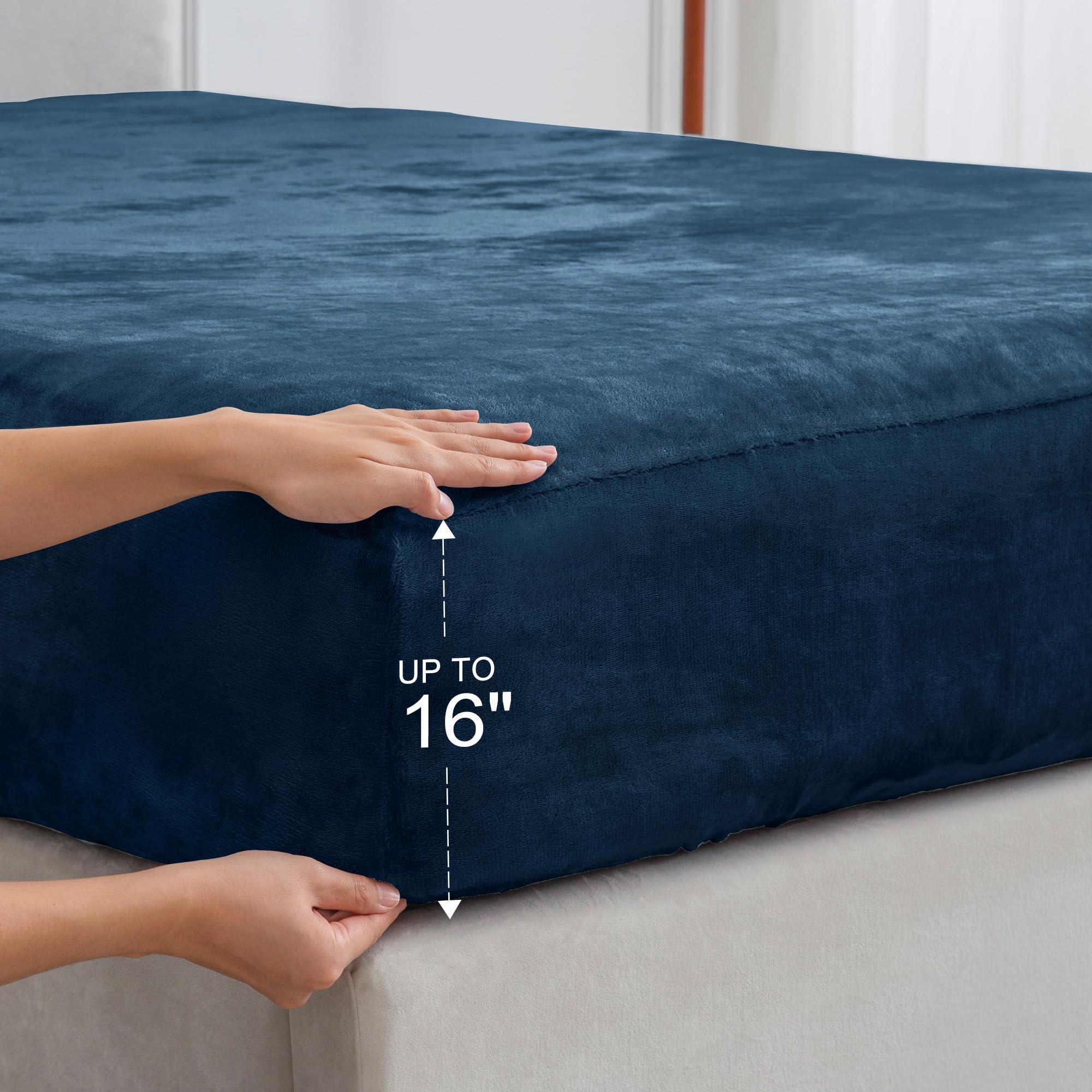 Goodinary® Plush Warm Flannel Fleece Bedding Set