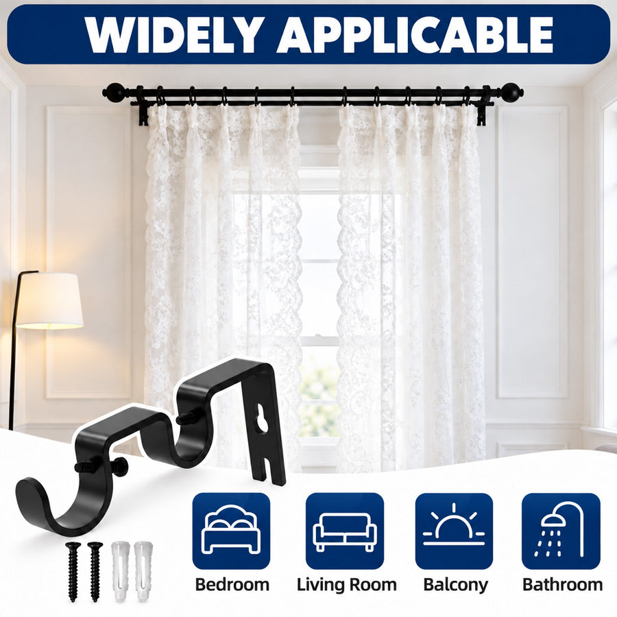 Goodinary® Double Rod Bracket (2 Pcs)