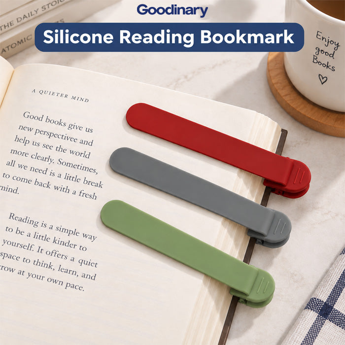 Goodinary® Silicone Reading Bookmark