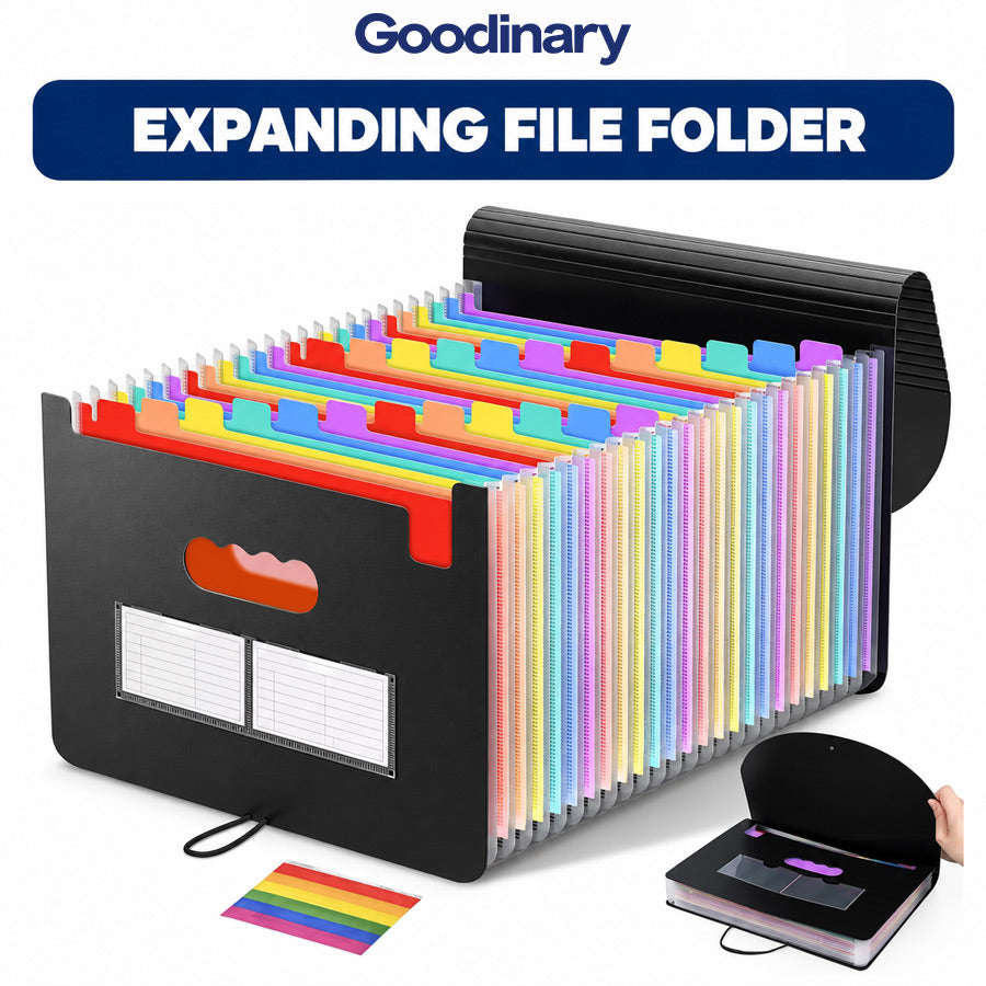 Goodinary® Expanding File Folder
