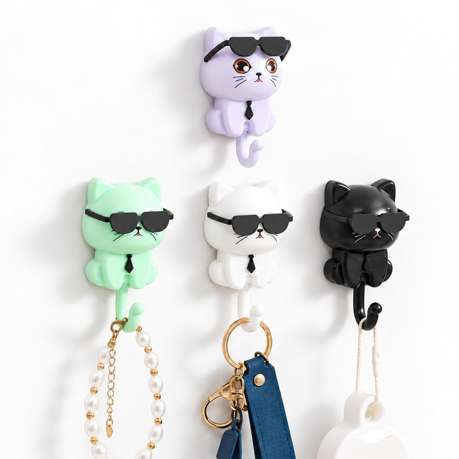 Goodinary® Cat Wall Hooks (4 Pcs)