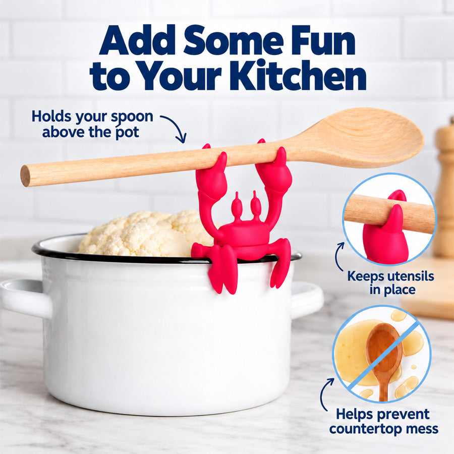 Goodinary® Crab Silicone Spoon Rest