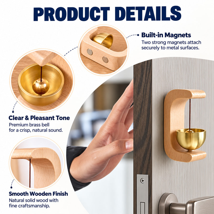 Goodinary® Wooden Door Chime