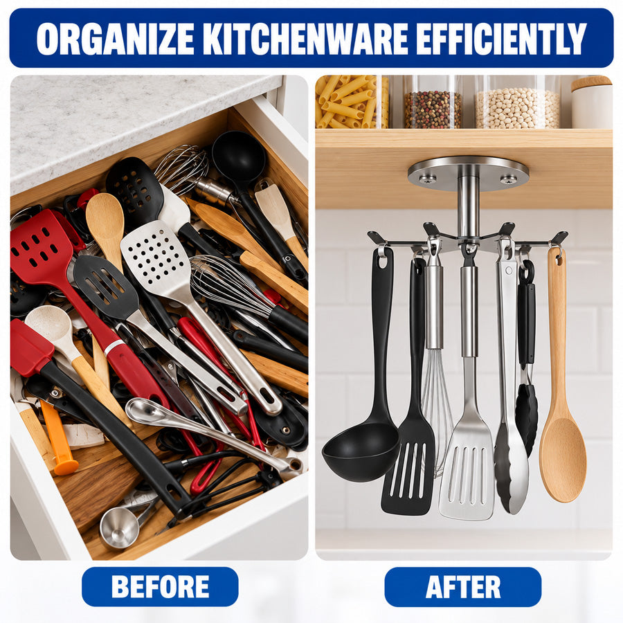 Goodinary® Rotating Utensil Hangers (2 Pcs)