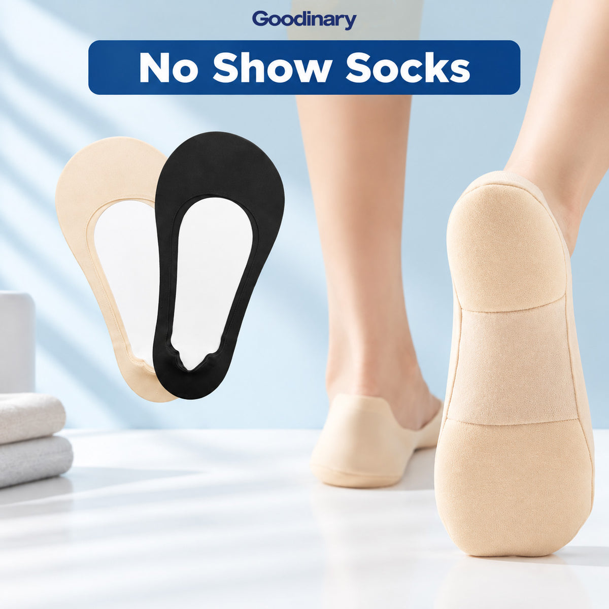 Goodinary® No Show Socks
