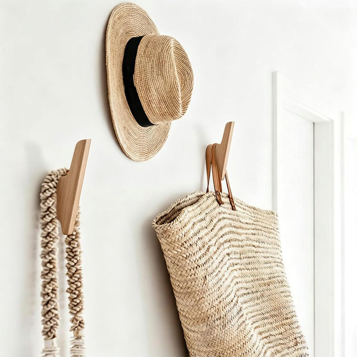 Goodinary® Bird Shape Wood Hooks (4 Pcs)