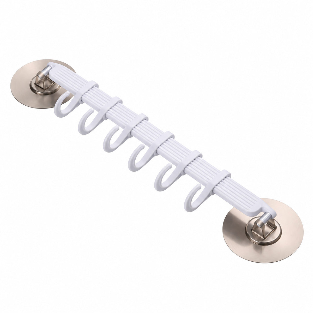 Goodinary® 6-Row Suction Cup Hook Rack