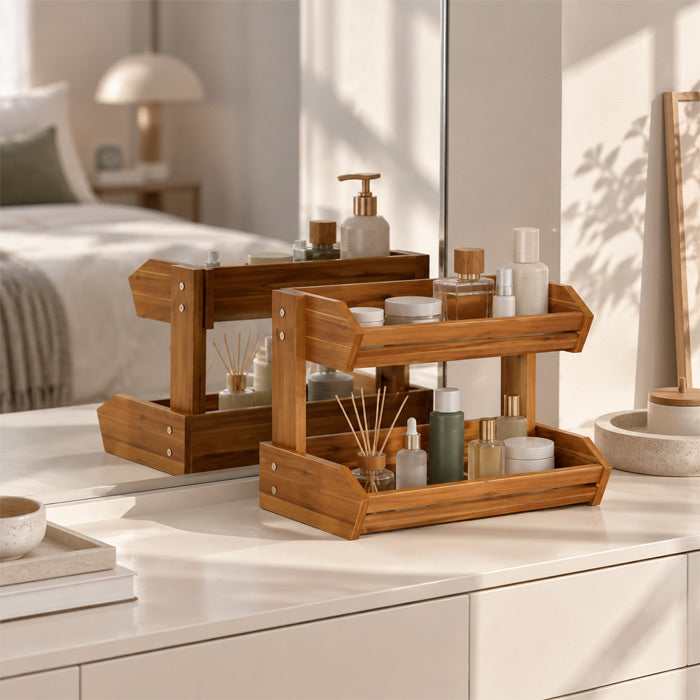 Goodinary® Wooden Stand for Kitchen Counter Storage