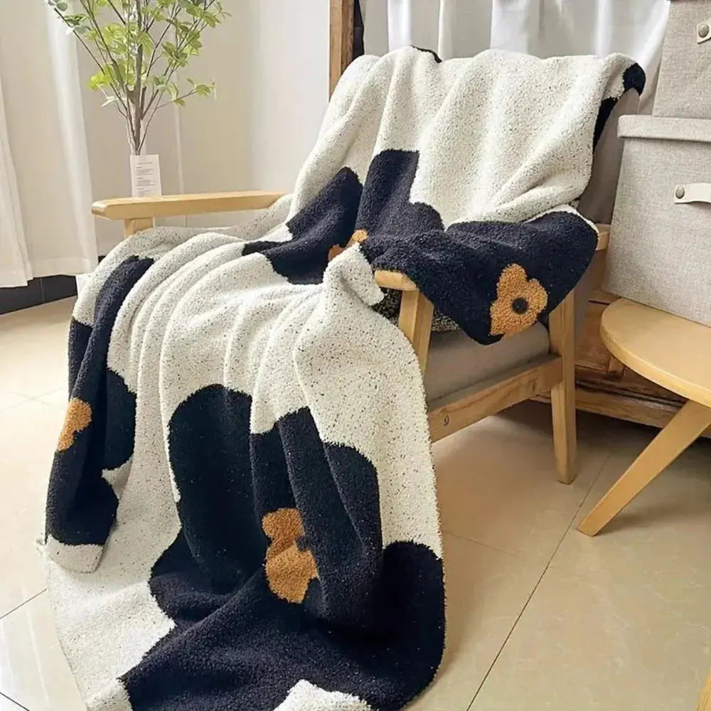 Goodinary® Sunflower Printed Soft Fleece Throw Blanket Goodinary
