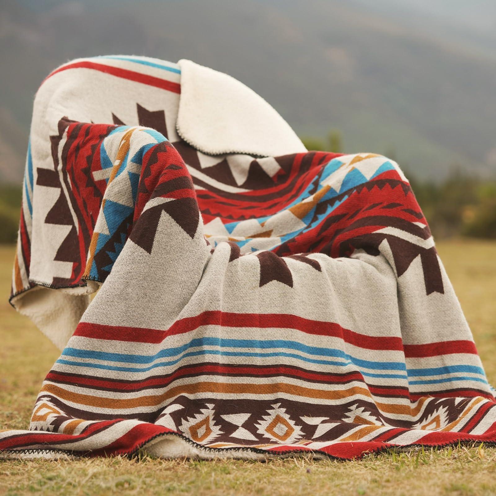 Goodinary® Aztec Fringe Woven Cotton Throw Blanket