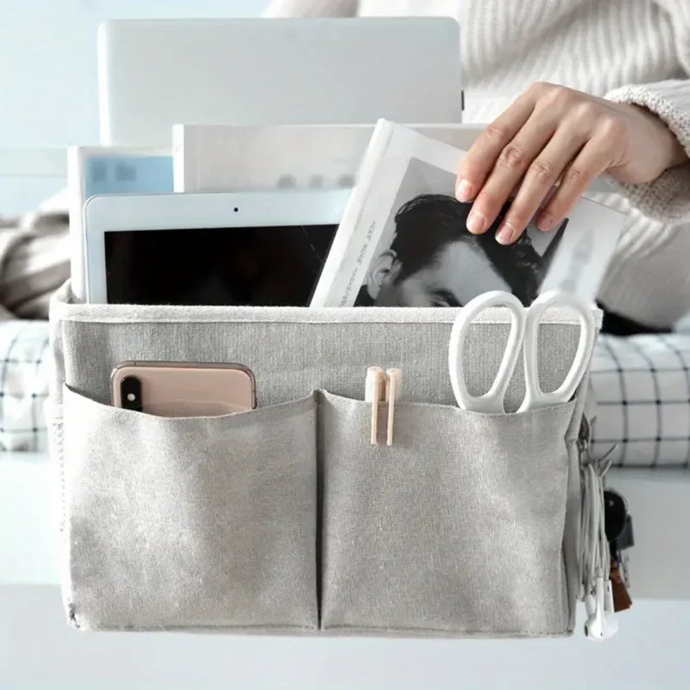 Goodinary® Cotton Linen Hanging Storage Bag