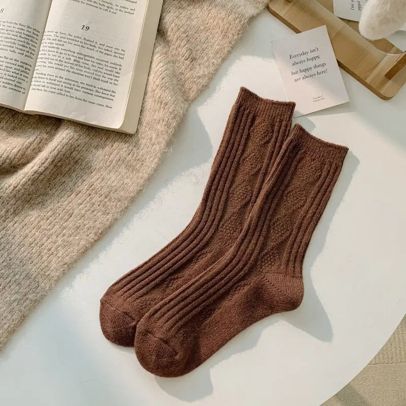 Goodinary® Thermal Wool Lounge Socks Thick Knit Set Goodinary