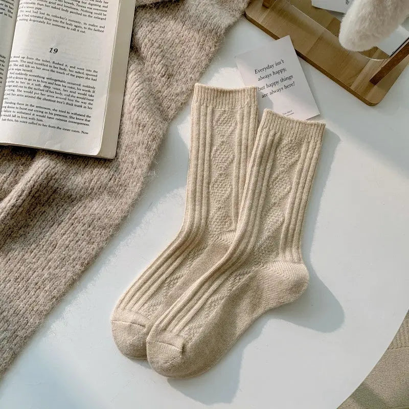Goodinary® Thermal Wool Lounge Socks Thick Knit Set Goodinary