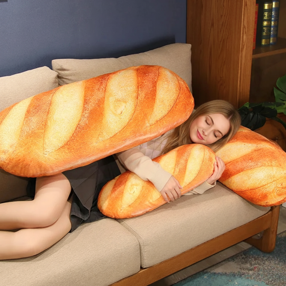 Goodinary® Soft French Bread Plush Pillow Goodinary