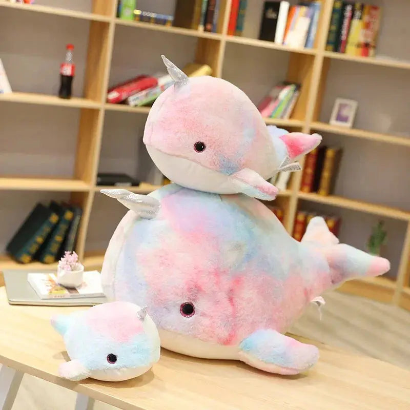 Goodinary® Narwhal Plush Rainbow Toy